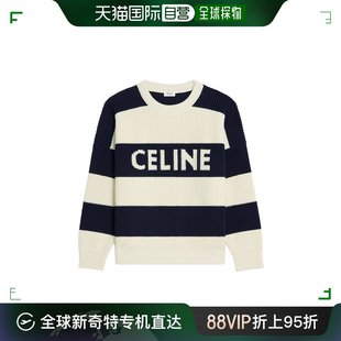 香港直邮Celine 2ADCW481Y. 大廓形条纹毛衣