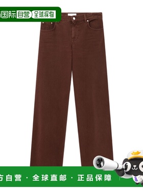 香港直邮Stella McCartney 中腰牛仔裤阔腿直筒裤 6D04283SQH422