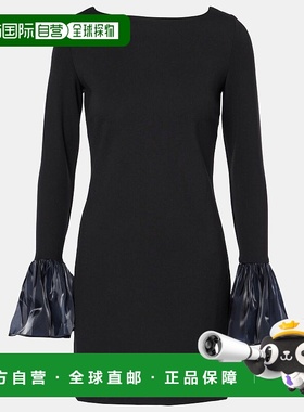 1h可退 香港直邮Staud 女士 Hawthorne 欧根纱边迷你连衣裙