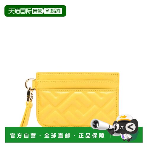 1h可退 香港直邮FENDI 女士钱包 8M0566AAJDF1TD0 SS2026 黄色 Ba