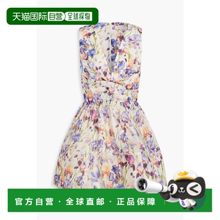 亚麻真丝混纺迷你连衣裙 女士 6614DT 香港直邮ZIMMERMANN 1h可退