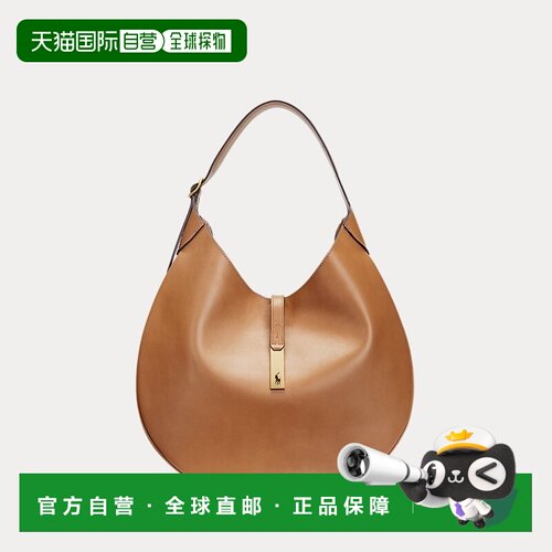 自营欧洲直邮RALPH LAUREN拉夫劳伦 Polo大号PoloID牛皮单肩包