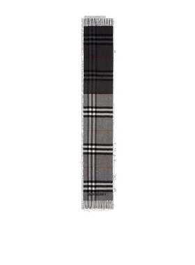 Burberry 双面对比格纹羊绒围巾 8059277博柏利 【付后1h可退】