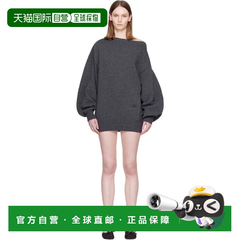 香港直邮Mm6 Maison Margiela 马丁 马吉拉 MM6 女士 灰色 Off-sh