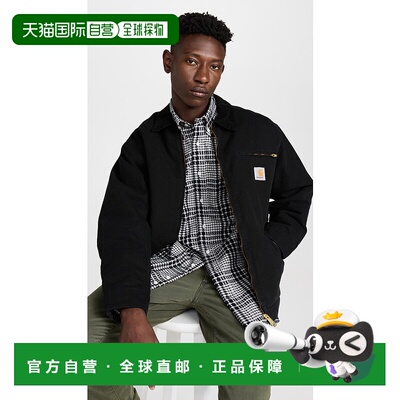 香港直邮CARHARTT WIP 男士 OG Detroit 夹克 black黑色 舒适时尚