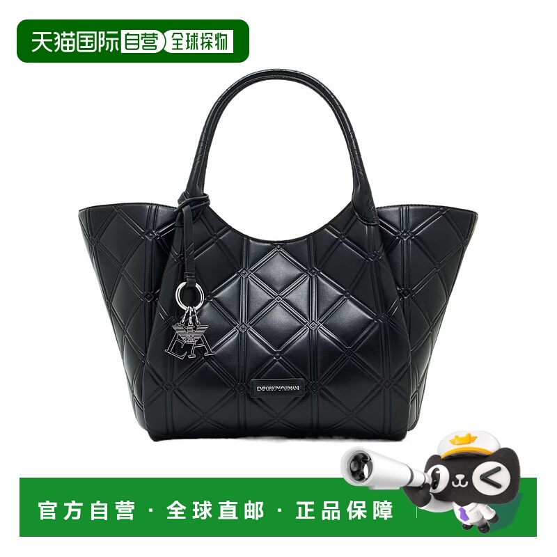 香港直邮Emporio Armani 双手柄单肩包 EW001009AF17630托特包