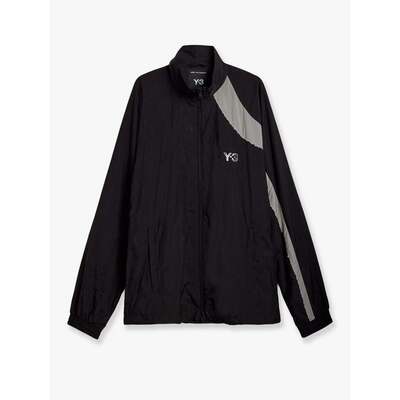 香港直邮Y-3 男士 防水尼龙前Logo夹克 KF6027 black黑色 舒适时