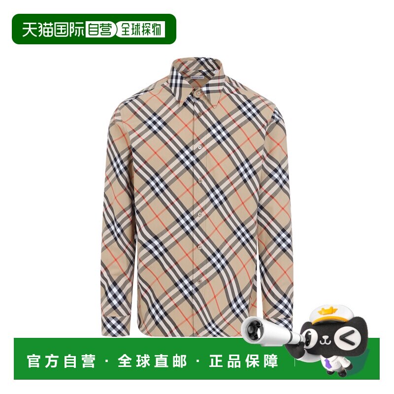 1h可退 香港直邮BURBERRY 男士衬衫 8106165B9368 CO 花色 Burber