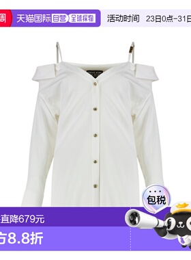 1h可退 香港直邮versace 范思哲 女士 Off-shoulders 衬衫 78HAL2