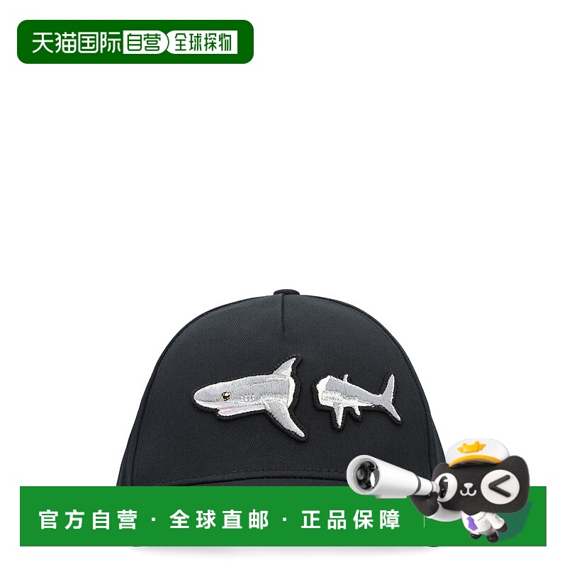 香港直邮Palm Angels 棕榈天使 男士 Broken Shark 刺绣鸭舌帽子