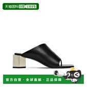 香港直邮off white 女士 1h可退 方头方根凉鞋 OWIJ011S21LEA001