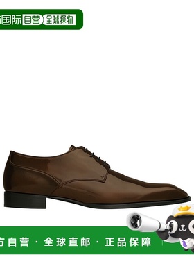 1h可退 香港直邮Saint Laurent STANTON光面皮革德比鞋 860499AAF