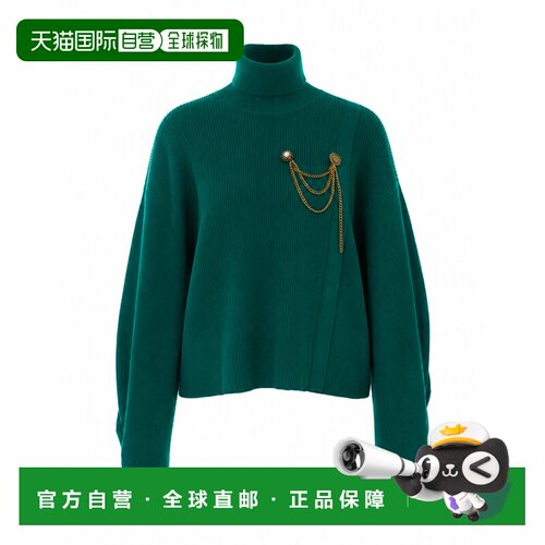 1h可退 欧洲直邮LIU JO 女士针织衫 WF6314MS99E95421 AW2026 绿