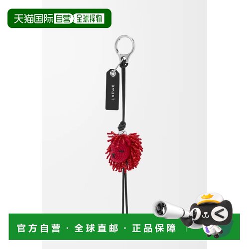 自营欧洲直邮Loewe罗意威 女士红色小牛皮钩针狮【付后1h可退】