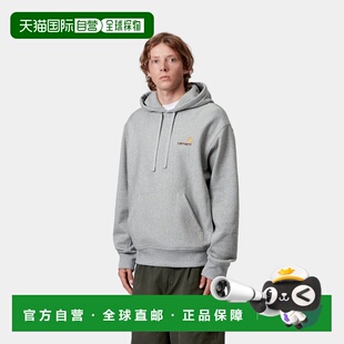 Script男士 American 麻灰色棉宽松连帽 WIP 自营欧洲直邮Carhartt