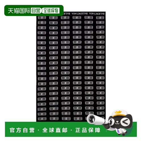 1h可退 香港直邮BALENCIAGA 男士围巾 7192294C6B81077BLACK AW20