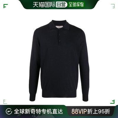 香港直邮Canali 康钠丽 男士 羊毛长袖polo衫 C0017MK00077