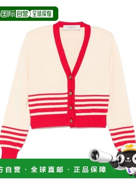 香港直邮GOLDEN GOOSE 女士 V领长袖针织衫 GWP02155P001832开衫