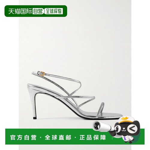 1h可退 香港直邮KHAITE 女士 银色 Loop 凉鞋 F3075772 metal金属