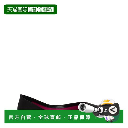 1h可退 香港直邮Saint Laurent 圣罗兰 女士 LOU 绉纱绸缎芭蕾平