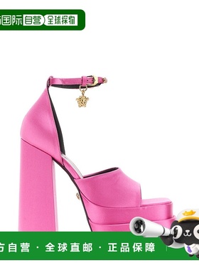 1h可退 香港直邮Versace 范思哲 女士 AEVITAS MEDUSA 防水台凉鞋