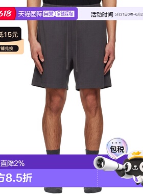 1h可退 香港直邮SKIMS 男士 灰色 Jersey Lounge Relaxed 短裤 BO