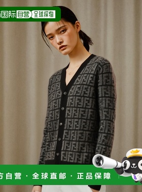 香港直邮Fendi 长袖毛衣 FZC433APPA羊绒开衫