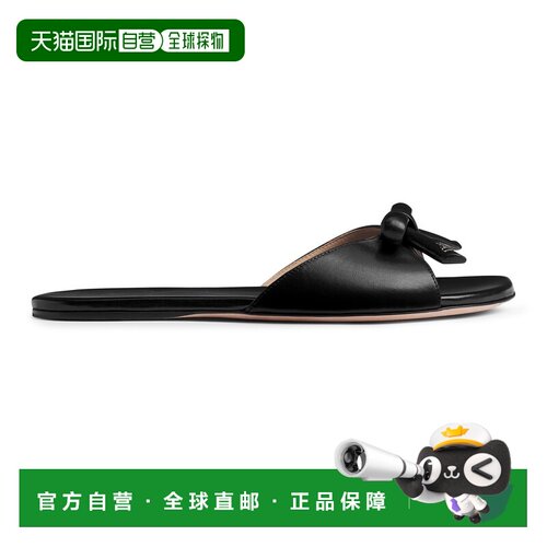 自营 欧洲直邮DIOR迪奥 Bow女士黑色羊皮穆勒鞋凉【付后1h可退】
