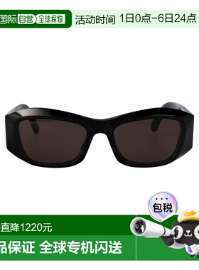 1h可退 香港直邮Balenciaga 巴黎世家 女士 醋纤黑色太阳眼镜 BB0