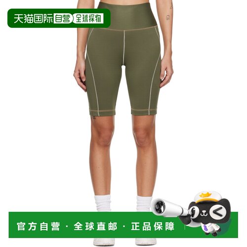 香港直邮moncler 盟可睐 女士 卡其色 Polartec 运动短裤 L10988H