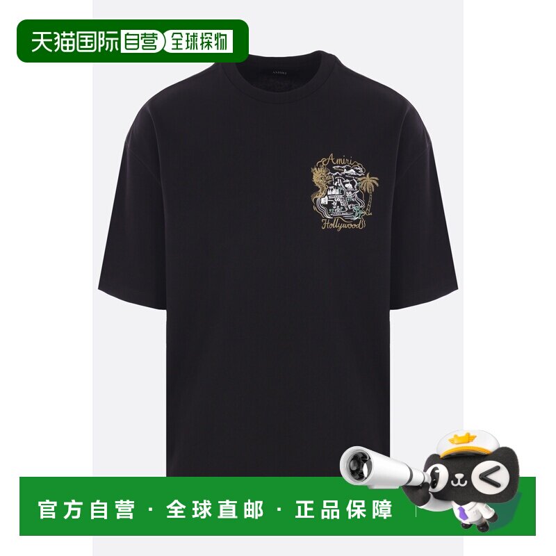 香港直邮AMIRI 男士 Hollywood 宽松款棉质T恤 AMJYTE1237