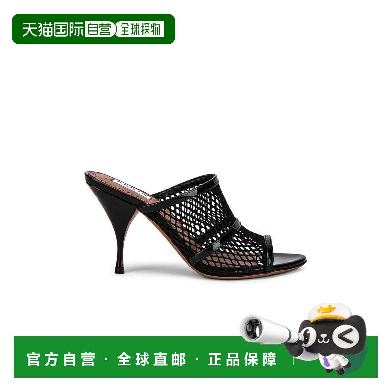 1h可退 美国直邮alaia 女士 网眼高跟鞋 AA3M042TK007 black黑色