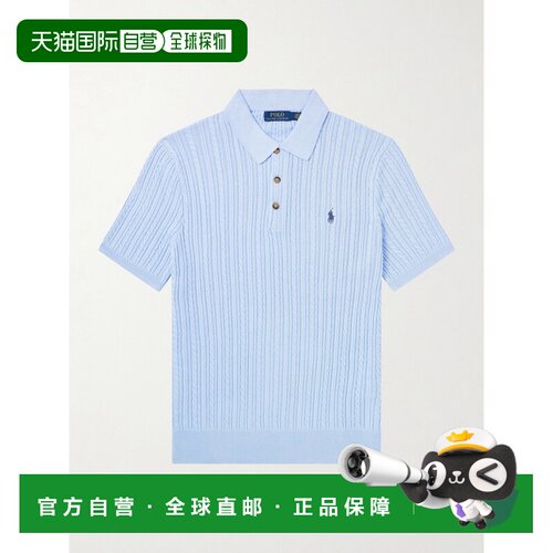 美国直邮Polo Ralph Lauren Polo 拉夫 劳伦 男士 Logo刺绣粗线针