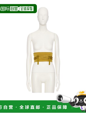 香港直邮Valentino 褶皱腰带 BWSA008M6华伦天奴细腰带