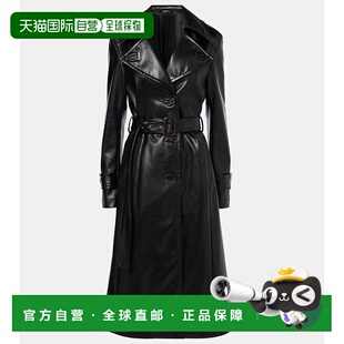 香港直邮Acne 仿皮风衣 Studios 女士 black黑色 艾克妮 1h可退