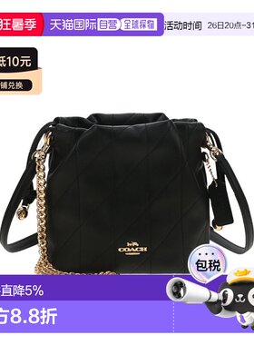 香港直邮COACH 奥莱款Faye Mini 女士皮质单肩斜挎手提包