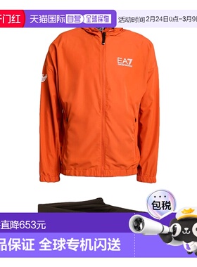 1h可退 香港直邮Ea7 男士 Outfit 运动运动装 orange橙色 舒适时