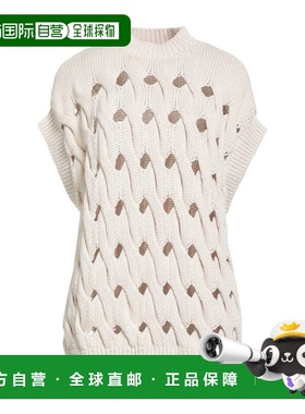 1h可退 香港直邮ANINE BING 女士 高领上衣 beige米色 舒适时尚