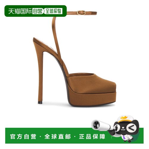 1h可退 香港直邮Saint Laurent 圣罗兰 女士 Liberat 防水台凉鞋