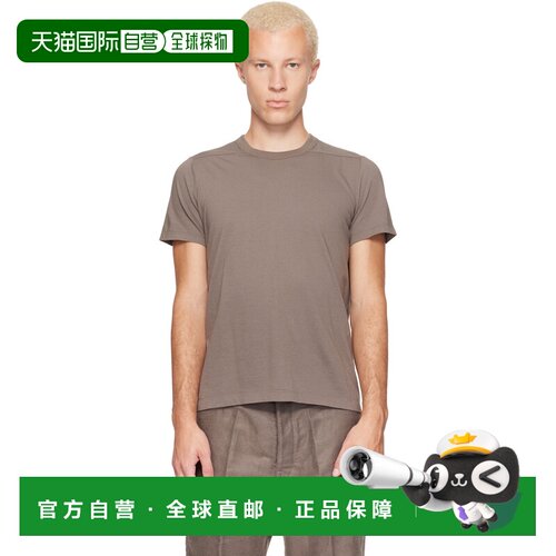 香港直邮rick owens 瑞克 欧文斯 男士 灰褐色 Tower Short Level