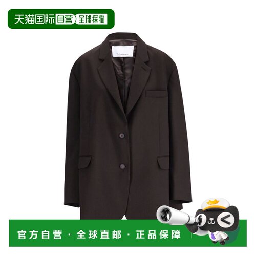 香港直邮The Frankie Shop 女士 FRANKIE SHOP 棕色夹克 BLFS0142