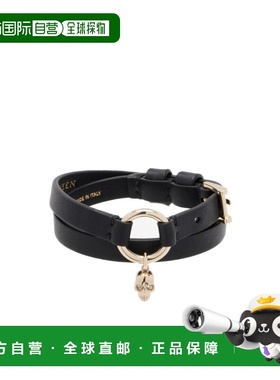 1h可退 香港直邮ALEXANDER MCQUEEN 26SS 骷髅头双圈手链 Women