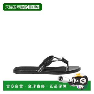 OWIH05DS25LEA001 圆头平底拖鞋 香港直邮Off White