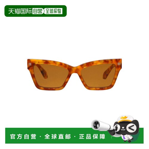 1h可退 香港直邮off-white 女士 太阳眼镜 brown棕色 舒适时尚