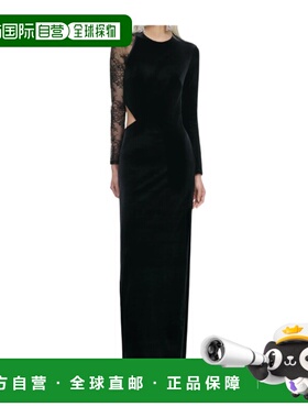 香港直邮SELF-PORTRAIT 女士连衣裙 SC25006XB AW2025 黑色 圆领
