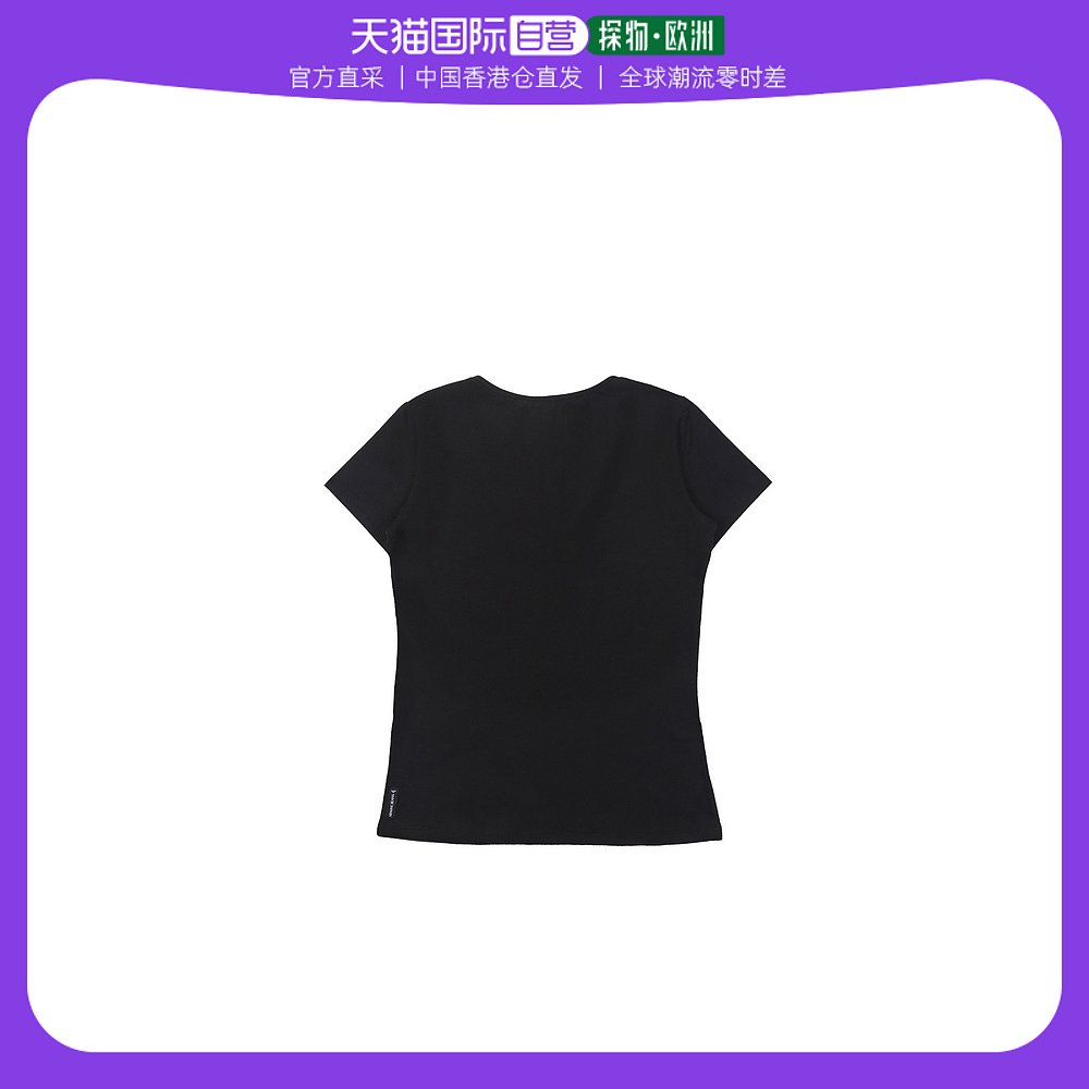 香港直邮ARMANI JEANS 黑色女士T恤 A5H08AB-12阿玛尼