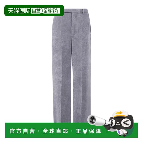香港直邮RICK OWENS 女士休闲裤 RP02F5356V28 AW2026 灰色 腰带