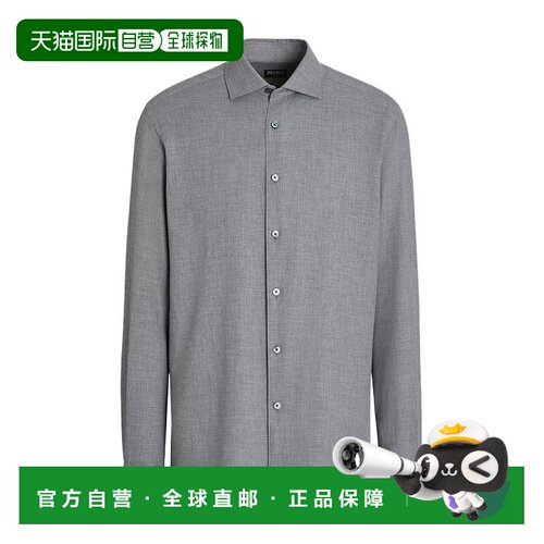 香港直邮Zegna Cashco 长袖羊绒衬衫 E8X44A6SRF5杰尼亚男装