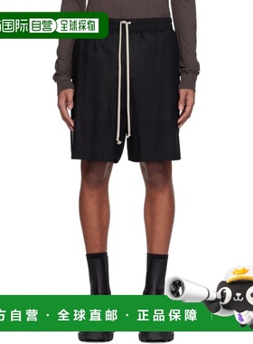香港直邮rick owens 瑞克 欧文斯 男士 黑色 Temple Boxer 短裤 R
