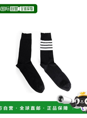 香港直邮Thom Browne logo 4-BAR 中筒袜 MAS023B01690